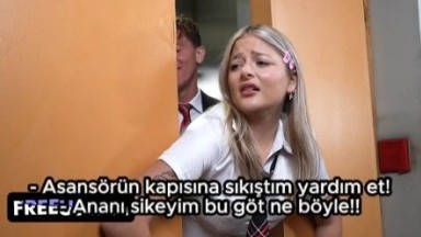 Asansörde sikiş - Liseli pornosu