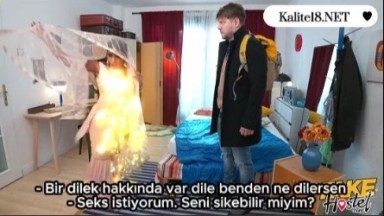 Dile benden ne dilersen? Sikiş? Sihirli lamba porno filmi
